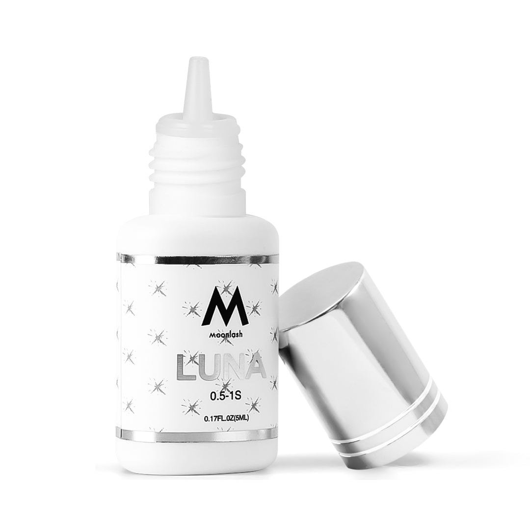 0.5-1 Second LUNA Clear Adhesive Eyelash Extension Glue-5ML - Moonlash