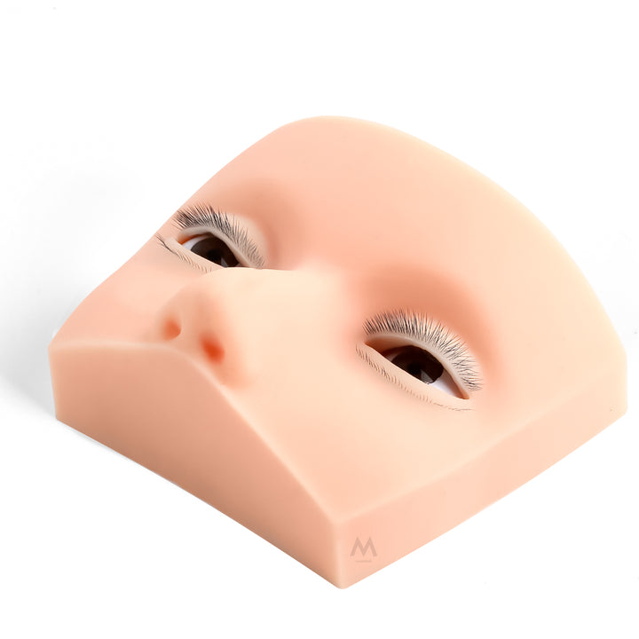 Simulated Silicone Lash Mannequin Heads