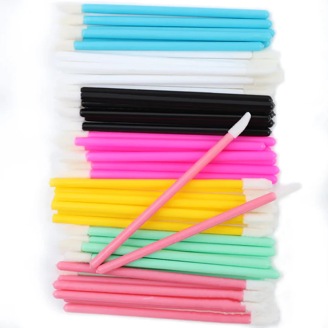Colorful Lint Free Applicators Brush-50 Pcs/Pack - Moonlash