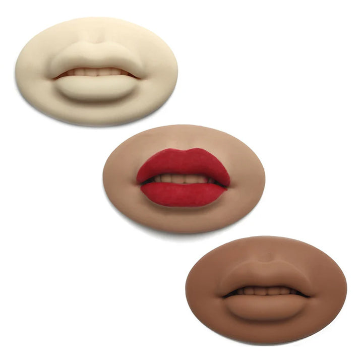 3D Lips Practice Silicone Skin Lips-Random Delivery