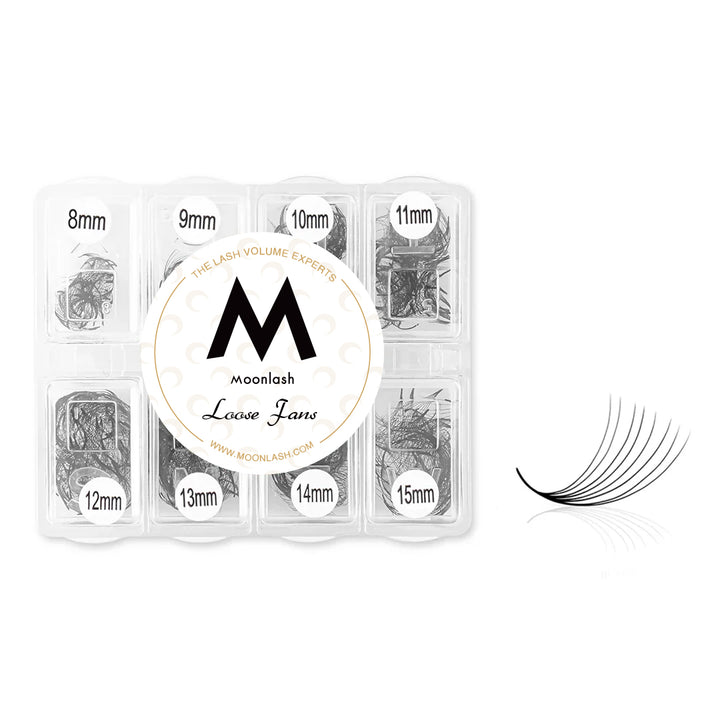 MIXED 8-15MM Promade Loose Fans-600 Fans - Moonlash